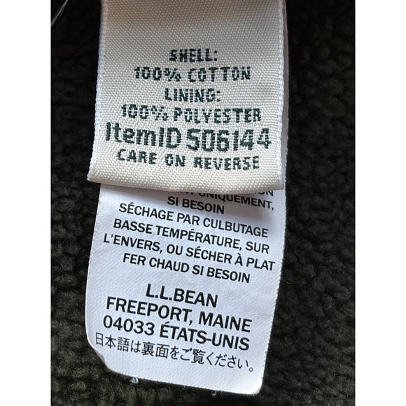 L.L. Bean Women's Med Fleece-Lined Flannel Shirt, Snap-Front Muted Stripes EUC - Picture 6 of 7